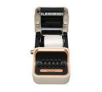 Airshi Macchina per la Creazione di Etichette, Porta di Ricarica di Tipo C Etichettatrice Senza Inchiostro WP9520 Riconoscimento Automatico con Carta per Etichette Bianche per per la