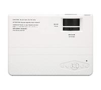 Airshi Mini Proiettore, Mini Proiettore HD Multifunzionale Dissipazione del Calore per Ufficio per Esterni per la Casa (Spina UE)