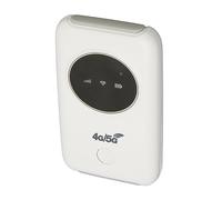 Airshi Mini Router Portatile LTE, Hotspot WiFi Mobile 4G Supporta 10 Utenti Batteria Leggera Bianca Veloce da 3200 mAh di Grande capacità per Tablet