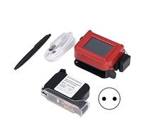 Airshi Mini Stampante a Getto d'inchiostro, Micro Portatile AC100-240V 300 DPI con Ruota di Sincronizzazione Getto d'inchiostro Portatile Per Cartone Per Plastica Per Pietra (Spina UE)