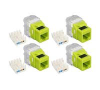Airshi Modulo Ethernet RJ45, Modulo di Rete Non Schermato RJ45 Cat6 per Evitare Interferenze a 180 Gradi Senza Perforazione per Progetti Fai-da-Te