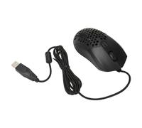 Airshi Mouse Cablato, Tasti Programmabili Mouse per Computer Plug and Play Cavo Retroilluminato RGB da 4,9 Piedi per la Scuola (#2)