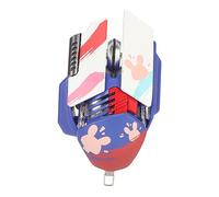 Airshi Mouse da Gioco, Mouse Silenzioso a Bassa Latenza 5.0 3.0 2.4GHZ Ergonomico Ricaricabile per Laptop (Blu)