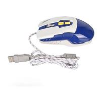 Airshi Mouse per Computer USB, Mouse per Computer a Forma di Auto Sportiva 4 DPI Regolabili 6 Pulsanti Ottici per Internet Bar per la Casa (#2)