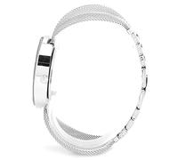 Airshi Orologio da Donna, Orologio da Polso con Cintura a Maglie Larghe per Feste di Matrimonio per Incontri e Riunioni (SILVER)