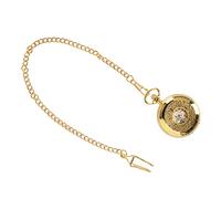 Airshi Orologio da Tasca, Cassa in Oro con Orologio da Tasca Scheletro in Lega per il Compleanno dei Ragazzi