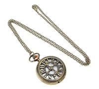 Airshi Orologio da Taschino da Donna, Orologio da Taschino retrò Vintage con Movimento Al Quarzo, Regalo in Bronzo per Uomo