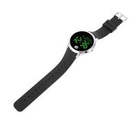 Airshi Orologio, Schermo a Colori Rotondo Impermeabile Ultra Sottile 12/24 Ore con Commutazione Sho Retroilluminato Orologio Digitale da Uomo Antiurto per lo Sport (Grande taglia)