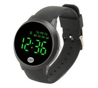 Airshi Orologio, Schermo a Colori Rotondo Impermeabile Ultra Sottile 12/24 Ore con Commutazione Sho Retroilluminato Orologio Digitale da Uomo Antiurto per lo Sport (Grande taglia)