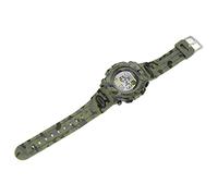 Airshi Orologio, Temporizzazione 12 24 Ore Sistema Cronografo da Uomo Impermeabile Orologio Resistente all'usura Colore Mimetico per Studenti (Verde)