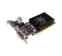 Airshi Scheda Grafica per PC, Scheda Grafica DDR3 GT610 da 1 GB PCB con Ventola di Raffreddamento per PC Desktop