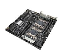 Airshi Scheda Madre da Gioco, Scheda Madre DDR4 per Trasferimento Dati da 32 GB/s X99 Dual F2 con 2 Gigabit NIC per PC
