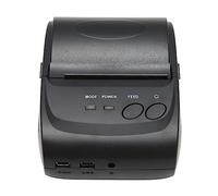 Airshi Stampante per Etichette di Spedizione, Larghezza di Stampa 48 Mm, Precisione 203 DPI, Interfaccia USB, Stampante Termica Desktop da 58 Mm (Spina UE)