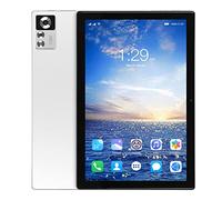Airshi Tablet HD, Tablet da Gioco FHD Bianco da 10,1 Pollici in Lega di Alluminio Doppia Fotocamera per il Gioco (Spina UE)