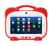 Airshi Tablet per Bambini, 2MP Anteriore Posteriore 5MP Tablet Touchscreen per Bambini EU Plug 100-240V 7 Pollici 1960x1080 IPS Lettura per 10.0 (Rosso)