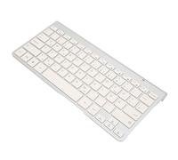Airshi Tastiera da 2,4 G, Tastiera Wireless Portatile Ultra Sottile per Desktop per Tablet per Laptop (Bilingue Tedesco e Inglese)