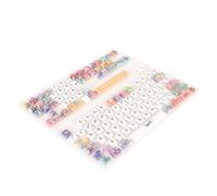 Airshi Tastiera meccanica Keycaps Immagine di lunga durata Rivestimento a prova di olio 123 tasti PBT Copritasti meccanici per fai da te