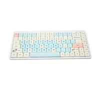 Airshi Tastiera Meccanica Ultra Sottile, Tastiera Cablata di Tipo C Copritasti PBT 21 modalità Retroilluminazione con Interruttore Rosso per il Gioco (#1)