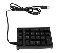 Airshi Tastierino Numerico Meccanico K21, Tastierino Numerico Multifunzionale Portatile 21 Tasti USB LED a Colori per PC Desktop