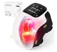 AIRSIDUN Massaggiatore elettrico per ginocchio senza fili, massaggiatore per piedi con calore e vibrazione, massaggiatore shiatsu per gambe e gambe per rilassamento articolare, regalo per mamma, papà