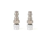 Airsoft, compatibile con 2302 23-2 Foster Quick, scollegamento con raccordo a inserimento for tubo flessibile da 6 mm o 1/4 di pollice(2PCS Male Adapter)