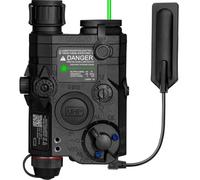 Airsoft PEQ-15 Pro IR Laser + UHP Visible Green Laser + White LED Flashlight (Tan)(Black)