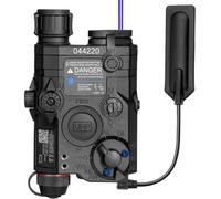 Airsoft PEQ-15S Pro UHP Visible Blue Laser + IR Laser + White LED Flashlight (Black)(Black)
