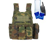 Airsoft Vest Kids, Adjustable Youth Role Playing Vest Paintball Game Gear