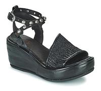 Airstep / A.S.98 Sandali con zeppa ARCA RAFIA in Nero 42
