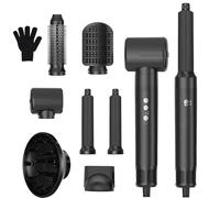 Airstyler 7 in 1,1400 W, asciugacapelli con diffusore con 3 temperature, set multi styler, ferro arricciacapelli ad aria da 30 mm, spazzola per lo styling, per asciugatura, arricciatura, levigatura