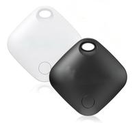Airtag Android-Smart Tracker GPS per Android, Localizzatore Bluetooth per Oggetti con Funzione "Trova il mio dispositivo" di Google, Compatibile con Chiavi, Borse,Valigie e Portafogli, Bianco,Nero