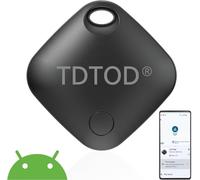 Airtag Android,Smart Tracker Tag Localizzatore GPS per Android Funziona con Google Dov'è App Bluetooth Tracker Compatibile con Trova dispositivo (Solo Android) per Chiavi/Bagagli (Nero)