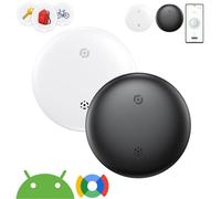 Airtag Android,Smart Tracker Tag Localizzatore GPS per Android Funziona con Google Dov'è App Bluetooth Tracker Compatibile con Trova dispositivo (Solo Android) (Bianco&Nero, 2 Pack)