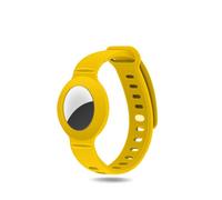 AirTag - Bracciale per bambini AirTag, cinturino in silicone per Airtag, cinturino Airtag per bambini, bambini (giallo)