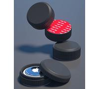 Airtags Portachiavi 4 pezzi, Porta Air Tag per Apple impermeabile IPX8, con adesivo super adesivo 3M, resistente agli urti, antigraffio, per bicicletta, telecomando TV, portafoglio, drone