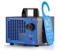 Airthereal MA5K Generatore di Ozono, Ionizzatore d’Aria e Eliminatore di Odori con Timer 120 min, leggero; contro odori di fumo, animali, auto e cantine; copre fino a 185 m², Blu