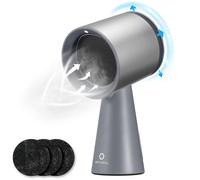 Airthereal RH180 - Cappa portatile da tavolo, con 3 velocità e grande coppa di raccolta dell'olio, filtro al carbonio in alluminio staccabile, ventola di scarico portatile a basso rumore per cucinare