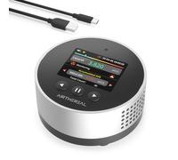 Airthereal Rilevatore di Radon Portatile - Memoria dati 504 giorni, display LCD a colori, risultati rapidi in 6 ore, lunga durata della batteria, allarme acustico e visivo - Versione 2025
