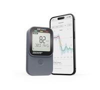 Airthings 325 Corentium Home 2 - Rilevatore di radon digitale intelligente/Portatile e facile da usare con connettività Bluetooth e sensori aggiuntivi di umidità e temperatura