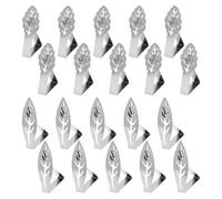 AIRTILY 20 Parti Realizzate con Morsetti del Soffitto in Acciaio Inossidabile, Strumenti di Resistenza alla Tovaglia Non Slip, Clip per Tovaglie Regolabili, Accessori per Mobili.