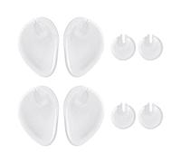 AIRTILY 4 Copertura A Doppia Punta A Flip-Flop, Clip Silicone-Anti-Slip-Anti-Pelle, Protezione Più Morbida E Confortevole E Creativa Per I Piedi, Accessori Riutilizzabili Per Il Flip-Flop.