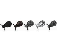 AIRTILY Cappelli Da Cuoco Da 5 Pezzi, Cappelli Da Lavoro Neutri Regolabili Dal Vento, Comodi Da Indossare Senza Strangolare La Testa, Adatti Per Raccogliere I Capelli E Bloccare I Fumi Di Olio.
