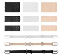 AIRTILY Cintura Di Estensione Del Reggiseno In 12 Parti Per Indossare Comode, Classica, Non Soffocata, Fibbia Vasta, Riutilizzabile, Elastica Biancheria Intima, Accessori Per Reggiseno Da Donna.