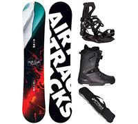 Airtracks Snowboard Set Tavola North South Four Wide Uomo 150 + Attacchi Master + Scarponi Strong ATOP 43 + SB Bag
