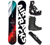 Airtracks Snowboard Set Tavola North South Four Wide Uomo 157 + Attacchi Master + Scarponi Star 43 + SB Bag
