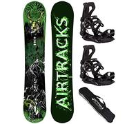 Airtracks Tavola Forest King Carbon Wide Hybrid Rocker Uomo 156 - Attacchi Master L - SB Bag