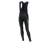 AIRTRACKS Termico Pantaloni da Ciclista con Bretelle Lungo Pro - Bib - Salopette