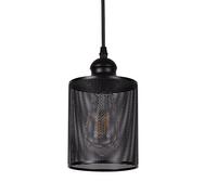AIRTWESD Vintage Lampada a Sospensione Metallo Gabbia Retrò Plafoniera da Soffitto E27 Industriali Lampadario per Sala Cucina Camera da Letto (nessuna lampadina)