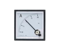 AIRUIXI amperometro SQ-96 DC Puntatore Tipo 30A -0-30A 100A -0-100A Amperometro analogico Pannello Misuratore di Corrente AMP 75mv 96x96mm(30A -0-30A)