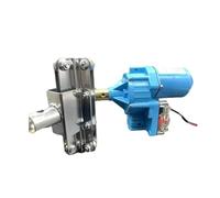 AIRUIXI arrotolare la Serra Macchina avvolgitrice for Serre motorizzata for Film Elettrico Automatico DC 24V for l'automazione delle Serre(Set 2 100W)